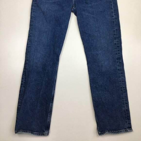 AGOLDE Merrel Medium Wash Organic Cotton Blend 5 Pocket Jeans - Picture 7 of 13